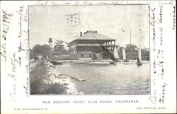 New Bedford Yacht Club House, Padanaram Postcard