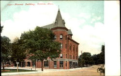 Masonic Building Postcard