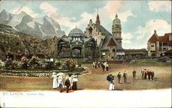 Tyrolean Alps St. Louis, MO Postcard Postcard