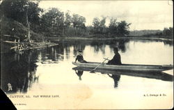 Van Winkle Lake Canton, IL Postcard Postcard