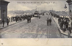 Eads Bridge From The East End Postcard