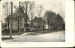 North Ave C Canton, IL Postcard Postcard