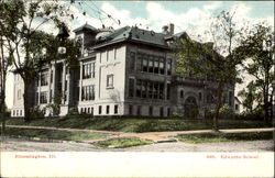 Edwards School Bloomington, IL Postcard Postcard