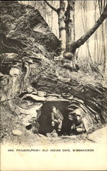 Old Indian Cave Wissahickon Postcard