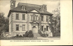 Benedict Arnold House, Fairmount Park Postcard