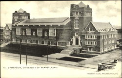 Gymnasium, University Of Pennsylvania, Houston Club Postcard
