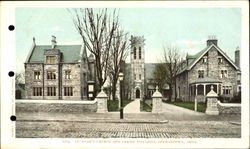 St. Luke's Church And Parish Buildings, Germantown Postcard