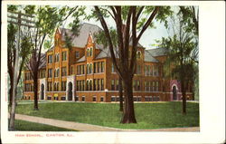 High School Canton, IL Postcard Postcard