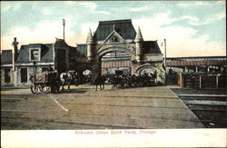 Entrance Union Stock Yards Postcard