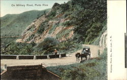 On Military Road Postcard