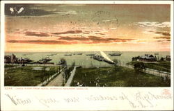 James River From Hotel Warwick Newport News, VA Postcard Postcard