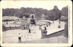 Bethesda Fountain Postcard