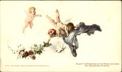 Tojetti's Frescoes In The Ponce De Leon Postcard