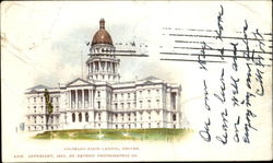 Colorado State Capitol Postcard