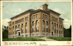 High School Burlington, VT Postcard Postcard