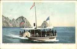 Glass Bottom Power Boat Cleopatra Postcard
