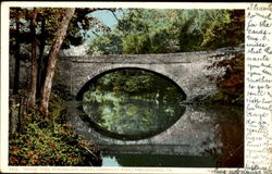 Bridge Over Wissahickon Creek, Fairmount Park Postcard