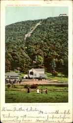 The Incline Railway, Mount Beacon Fishkill, NY Postcard Postcard