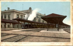N. Y. C. & H. R. R. R. Station Postcard