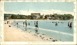 Bathing Beach Postcard