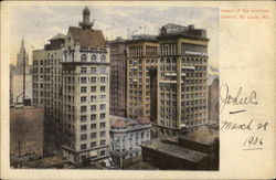 Heart Of The Business District Postcard