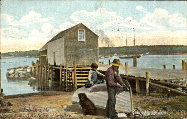 Typical Maine Coast Scene At Owlshead Rockland