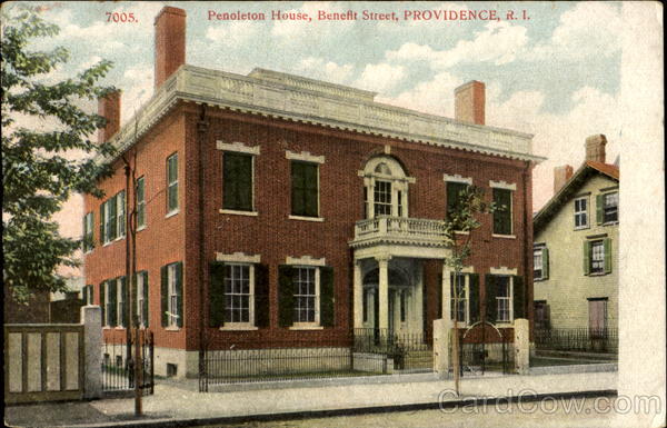 Penoleton House, Benefit Street Providence Rhode Island