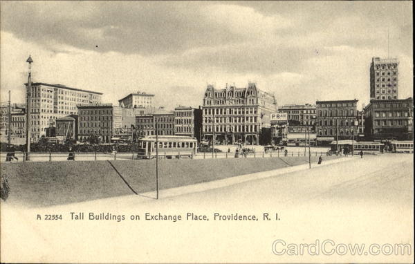 Tall Buildings On Exchange Place Providence Rhode Island