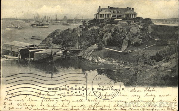 Beacon Rock; Residence Of E. D. Morgan Newport Rhode Island