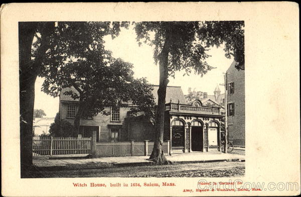 Witch House Built In 1634 Salem Massachusetts