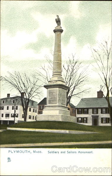 Soldiers And Sailors Monument Plymouth Massachusetts