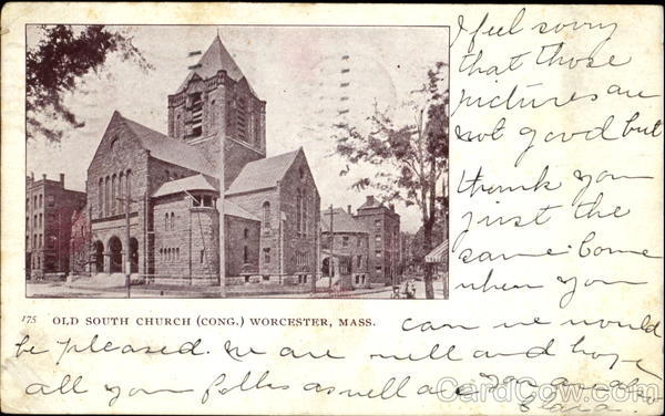 Old South Church Worcester Massachusetts