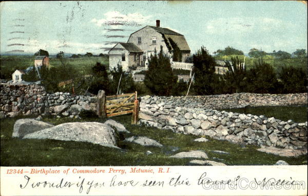 Birthplace Of Commodore Perry Matunuck Rhode Island