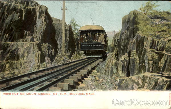 Rock Cut On Mountainside, Mt. Tom Holyoke Massachusetts