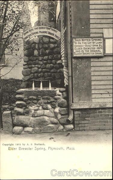 Elder Brewster Spring Plymouth Massachusetts