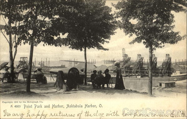 Point Park And Harbor Ashtabula Ohio