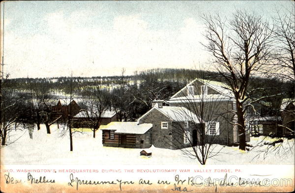 Washington's Headquarters During The Revolutionary War Valley Forge Pennsylvania