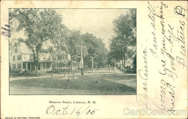 Hanover Street Lebanon New Hampshire