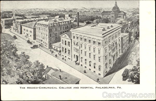 The Medico-Chirurgical College And Hospital Philadelphia Pennsylvania