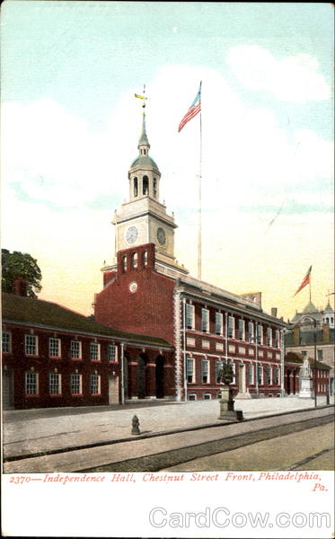Independence Hall, Chestnut Street Front Philadelphia Pennsylvania