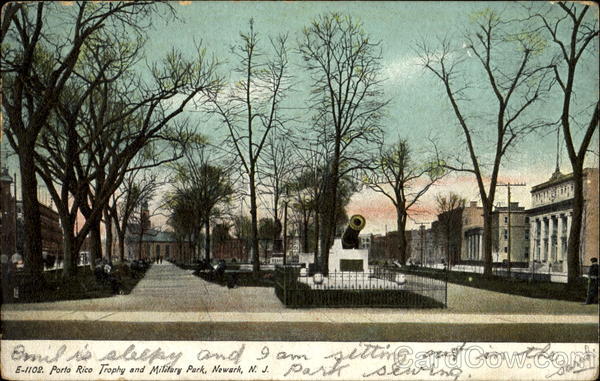 Porto Rico Trophy And Military Park Newark New Jersey