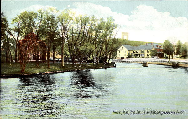 The Island And Winnepesaukee River Tilton New Hampshire