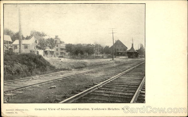 General View Of Stores And Station Yorktown Heights New York