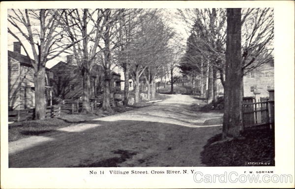 Village Street Cross River New York