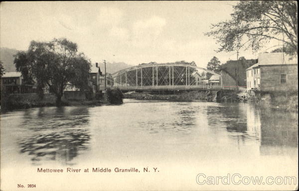 Mettowee River Middle Granville New York