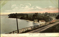 Lake Shore Park And Inn Postcard