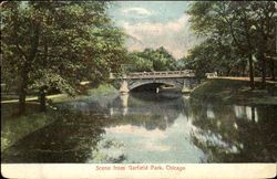 Scene From Garfield Park Postcard
