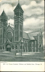 Vincent Cathedral Webster And Sheffield Aves. Chicago, IL Postcard Postcard