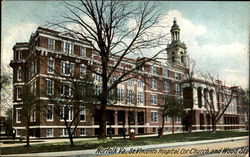 St. Vincents Hospital, Cor. Church and Wood Sts Postcard