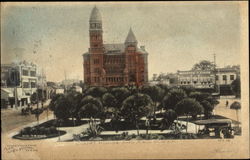 Court House And Main Plaza San Antonio, TX Postcard Postcard